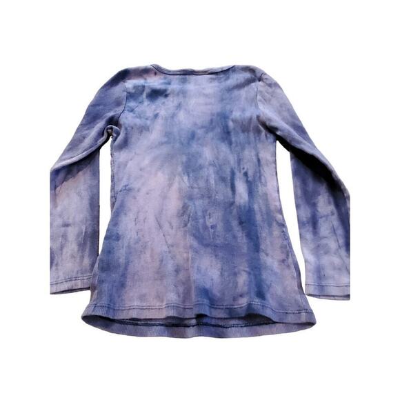 Suzie in the City USA Vintage Ribbed fitted Y2K fleur de Lis Top Medium - Picture 6 of 7